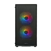 Корпус XASTRA  A307M 3FRGB Black mATX/Mesh/ tempered glass / 3x 120mm FC120 FRGB fans/ A307M-3FC12F