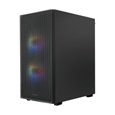 Корпус XASTRA  A307M 3FRGB Black mATX/Mesh/ tempered glass / 3x 120mm FC120 FRGB fans/ A307M-3FC12F