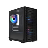 Корпус XASTRA  A306M 3FRGB Black mATX/Mesh/ tempered glass / 3x 120mm FC120 FRGB fans/ A306M-3FC12F