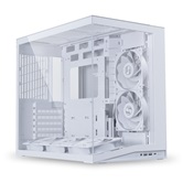 Корпус Lian Li O11 Dynamic Mini V2 Flow / White / 5 x 120mm PWM Fan / Mid-Tower, TG / G99.O11DMIV2FW.R0