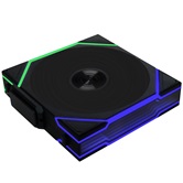 Вентилятор Lian Li UNI FAN TL WIRELESS 120 / 12TL1W1B BLACK / 120x124x28мм (PWM, ARGB, 2600 об/мин (Max.), 33dBa) / G99.12TL1W1B.R0