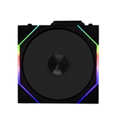 Вентилятор Lian Li UNI FAN TL WIRELESS 120 / 12TL1W1B BLACK / 120x124x28мм (PWM, ARGB, 2600 об/мин (Max.), 33dBa) / G99.12TL1W1B.R0