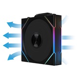 Комплект вентиляторов (3шт.) Lian Li UNI FAN TL WIRELESS 120 Reverse Blade / 12RTL1W3B BLACK / 120x124x28мм (PWM, ARGB, 2300 об/мин (Max.), 34dBa) / G99.12RTL1W3B.R0