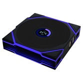 Вентилятор Lian Li UNI FAN TL WIRELESS LCD 120 / 12TLLCD1W1B BLACK / 120x124x28мм (PWM, ARGB, 1900 об/мин (Max.), 27dBa) / G99.12TLLCD1W1B.R0