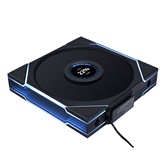 Вентилятор Lian Li UNI FAN TL WIRELESS LCD 140 / 14TLLCD1W1B BLACK / 140x140x28мм (PWM, ARGB, 1600 об/мин (Max.), 28,5dBa) / G99.14TLLCD1W1B.R0