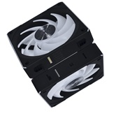 Комплект вентиляторов (3шт.) Lian Li UNI FAN CL WIRELESS 120 / 12CL1W3B BLACK / 120x124x28мм (PWM, ARGB, 2150 об/мин (Max.), 29,8dBa) / G99.12CL1W3B.R0