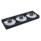Комплект вентиляторов (3шт.) Lian Li UNI FAN CL WIRELESS 120 / 12CL1W3B BLACK / 120x124x28мм (PWM, ARGB, 2150 об/мин (Max.), 29,8dBa) / G99.12CL1W3B.R0