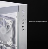 Корпус CHIEFTEC VISIO WHITE GM-30W-TG-OP, TG (aquarium), 6x120mm ARGB Fan, mini-ITX, mATX, ATX, белый