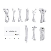 Блок питания Chieftec Vega M White PPG-750-CW (ATX 3.1, 750W, 80 PLUS GOLD, Active PFC, 135mm fan, Gen5 PCIe, Full Cable Management, белый) Retail