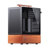 Корпус JONSBO T7 Black, TG, mini-ITX, mATX, черный