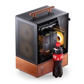 Корпус JONSBO T7 Black, TG, mini-ITX, mATX, черный