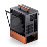 Корпус JONSBO T7 Black, TG, mini-ITX, mATX, черный