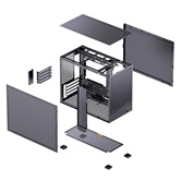 Корпус JONSBO D32 STD MESH Black, mini-ITX, mATX, черный