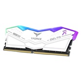 Модуль памяти DDR5 TEAMGROUP T-Force Delta RGB 32GB (2x16GB) 6000MHz CL38 (38-46-46-84) 1.35V / FF4D532G6000HC38JDC01 / White