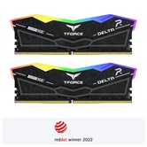 Модуль памяти DDR5 TEAMGROUP T-Force Delta RGB 64GB (2x32GB) 6000MHz CL38 (38-46-46-84) 1.35V / FF3D564G6000HC38JDC01 / Black