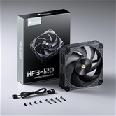 Вентилятор JONSBO HF3-120HB 120х120х30мм (40шт/кор, PWM, 300-4000об/мин, черный) Retail