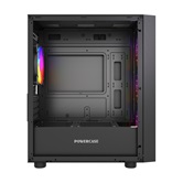 Корпус Powercase Mistral Micro EM16, Tempered Glass, 4x120mm FRGB fan, чёрный, mATX  (CMMEM16B-L4)