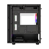 Корпус Powercase Mistral Micro EM17, Tempered Glass, 4x120mm ARGB PWM fan, чёрный, mATX  (CMMEM17B-A4)