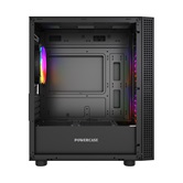Корпус Powercase Mistral Micro EM18, Tempered Glass, 2x140mm + 1х120mm ARGB PWM fan, чёрный, mATX  (CMMEM18B-A3)