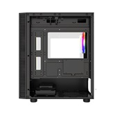 Корпус Powercase Mistral Micro EM18, Tempered Glass, 2x140mm + 1х120mm ARGB PWM fan, чёрный, mATX  (CMMEM18B-A3)