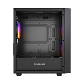 Корпус Powercase Mistral Micro EM20, Tempered Glass, 2x140mm + 1х120mm FRGB fan, чёрный, mATX  (CMMEM20B-L3)