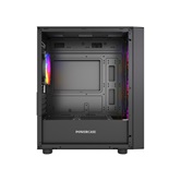 Корпус Powercase Mistral Micro EM21, Tempered Glass, 4x120mm FRGB fan, чёрный, mATX  (CMMEM21B-L4)