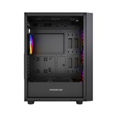 Корпус Powercase Mistral EA16, Tempered Glass, 4x 120mm FRGB Fan, чёрный, ATX  (CMAEA16-L4)