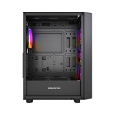 Корпус Powercase Mistral EA19, Tempered Glass, 4x 120mm ARGB PWM Fan, чёрный, ATX  (CMAEA19-A4)