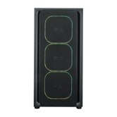 Корпус XASTRA  A411M 4ARGB-FG Black mATX/Mesh /ScrewlessTG+mesh panel/ 4x120mm ARGB PWM FG fans/ A411M-4FG12A