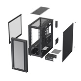 Корпус XASTRA  A411M 4ARGB-FG Black mATX/Mesh /ScrewlessTG+mesh panel/ 4x120mm ARGB PWM FG fans/ A411M-4FG12A