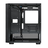 Корпус XASTRA  A411M 4ARGB-FG Black mATX/Mesh /ScrewlessTG+mesh panel/ 4x120mm ARGB PWM FG fans/ A411M-4FG12A