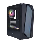 Корпус 1STPLAYER INFINITE SPACE IS6 ARGB Black / ATX / 3x120mm ARGB fans / IS6-BK-2F7R-1F7