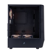 Корпус 1STPLAYER INFINITE SPACE IS6 ARGB Black / ATX / 3x120mm ARGB fans / IS6-BK-2F7R-1F7