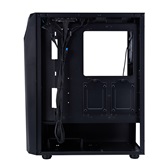 Корпус 1STPLAYER INFINITE SPACE IS6 ARGB Black / ATX / 3x120mm ARGB fans / IS6-BK-2F7R-1F7