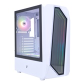 Корпус 1STPLAYER INFINITE SPACE IS6 ARGB White / ATX / 3x120mm ARGB fans / IS6-WH-2F7R-W-1F7-W