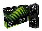 Видеокарта Palit GeForce RTX 5050 Dual OC / 8GB GDDR6 128bit 3xDP HDMI / NE65050S19P1-GB2070D