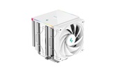 Кулер DEEPCOOL AK620 DIGITAL SE WH LGA1851/1700/1200/115X/AM5/AM4 (9шт/кор, TDP 260W, PWM, DUAL Fan 120mm, 6 тепл. трубок, ARGB, Copper Base, белый) RET