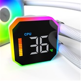 Система водяного охлаждения Montech HyperFlow Digital 360 White / 3x120mm ARGB fans / HYPERFLOW DIGITAL 360 (W)