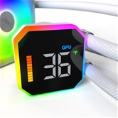 Система водяного охлаждения Montech HyperFlow Digital 360 White / 3x120mm ARGB fans / HYPERFLOW DIGITAL 360 (W)