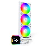 Система водяного охлаждения Montech HyperFlow Digital 360 White / 3x120mm ARGB fans / HYPERFLOW DIGITAL 360 (W)