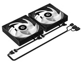 Комплект водяного охлаждения ID-COOLING FX240 LCD LGA1851/1700/1200/115X/AM4/AM5 (6шт/кор,TDP 300W, ARGB FAN and PUMP, LCD Display, PWM, DUAL FAN 120mm) RET