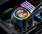 Комплект водяного охлаждения ID-COOLING FX240 LCD LGA1851/1700/1200/115X/AM4/AM5 (6шт/кор,TDP 300W, ARGB FAN and PUMP, LCD Display, PWM, DUAL FAN 120mm) RET