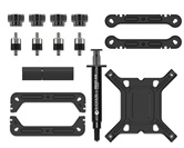 Комплект водяного охлаждения ID-COOLING FX240 LCD LGA1851/1700/1200/115X/AM4/AM5 (6шт/кор,TDP 300W, ARGB FAN and PUMP, LCD Display, PWM, DUAL FAN 120mm) RET