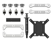 Комплект водяного охлаждения ID-COOLING FX240 LCD WHITE LGA1851/1700/1200/115X/AM4/AM5 (6шт/кор,TDP 300W, ARGB FAN and PUMP, LCD Display, PWM, DUAL FAN 120mm, белый) RET