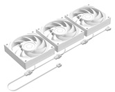 Комплект водяного охлаждения ID-COOLING FX360 LCD PE WHITE LGA1851/1700/1200/115X/AM4/AM5 (6шт/кор,TDP 350W, ARGB PUMP, LCD Display, PWM, TRIPLE FAN 120mm, белый) RET