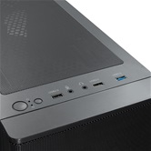 Корпус XASTRA  A300 0F  Black ATX/Mesh/ full-size TG / no fans/ A300-0F