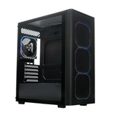 Корпус XASTRA  A300M 4ARGB-C6  Black mATX/Mesh/ Srewless full-size TG/ 4x120mm FG120 ARGB PWM fans/Argb+PWM HUB 6ports/ A300M-4FG12A-C6