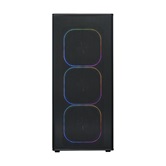 Корпус XASTRA  A300M 4ARGB-C6  Black mATX/Mesh/ Srewless full-size TG/ 4x120mm FG120 ARGB PWM fans/Argb+PWM HUB 6ports/ A300M-4FG12A-C6