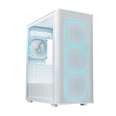 Корпус XASTRA  A300M 4ARGB-C6 WH White mATX/Mesh/ Srewless full-size TG / 4x120mm FG120 ARGB PWM fans/Argb+PWM HUB 6ports/ A300M-4FG12A-C6-WH