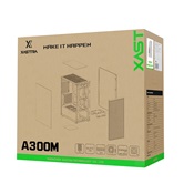 Корпус XASTRA  A300M 4ARGB-C6 WH White mATX/Mesh/ Srewless full-size TG / 4x120mm FG120 ARGB PWM fans/Argb+PWM HUB 6ports/ A300M-4FG12A-C6-WH